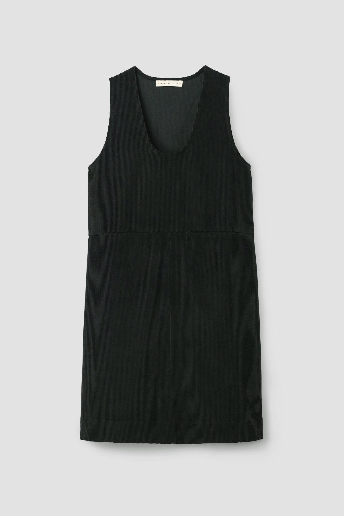 Willow Organic Cotton Corduroy Dress in Charcoal