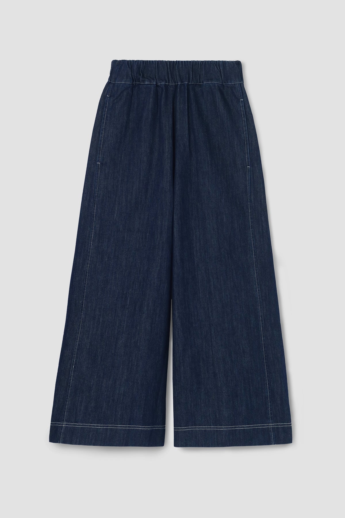Nicole-Leigh Organic Cotton Denim Trousers in Indigo